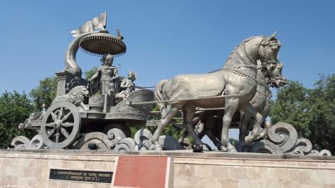 Bhagavatgeetha Upadesham - Shilpa at Kurukshetra