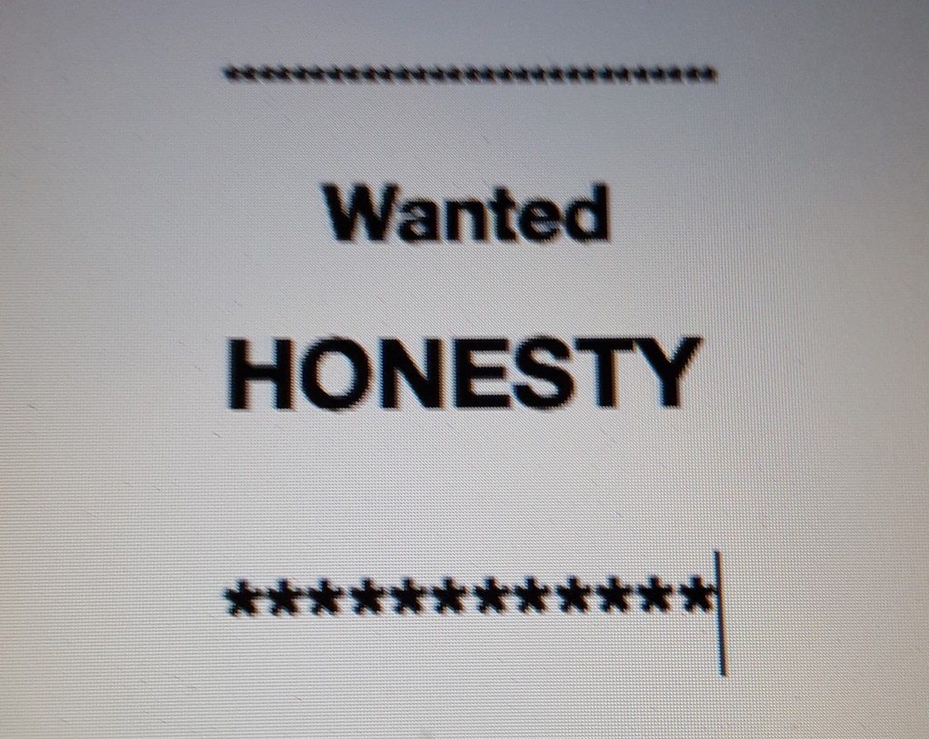 ಉದ್ಯೋಗ ಬೇಕೇ? ಪ್ರಾಮಾಣಿಕತೆ ಅವಶ್ಯ 