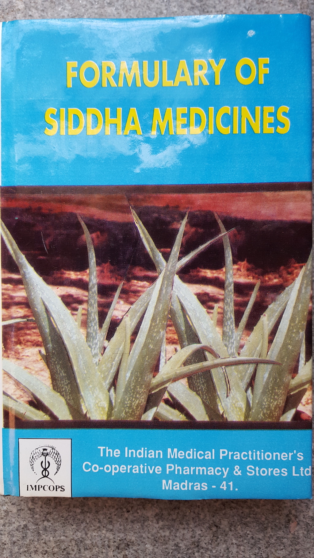 Book: Formulary of Siddha Medicines