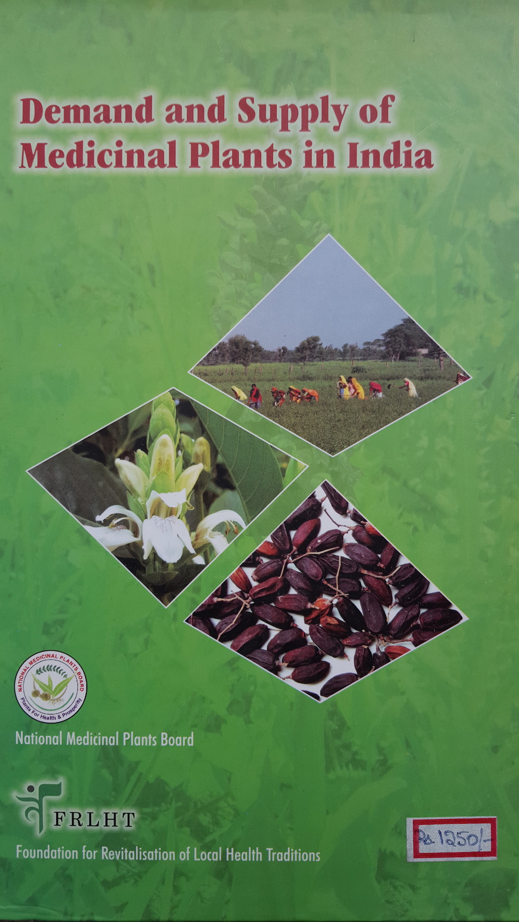 Book: Demand and Supply of Medicinal Plants in India