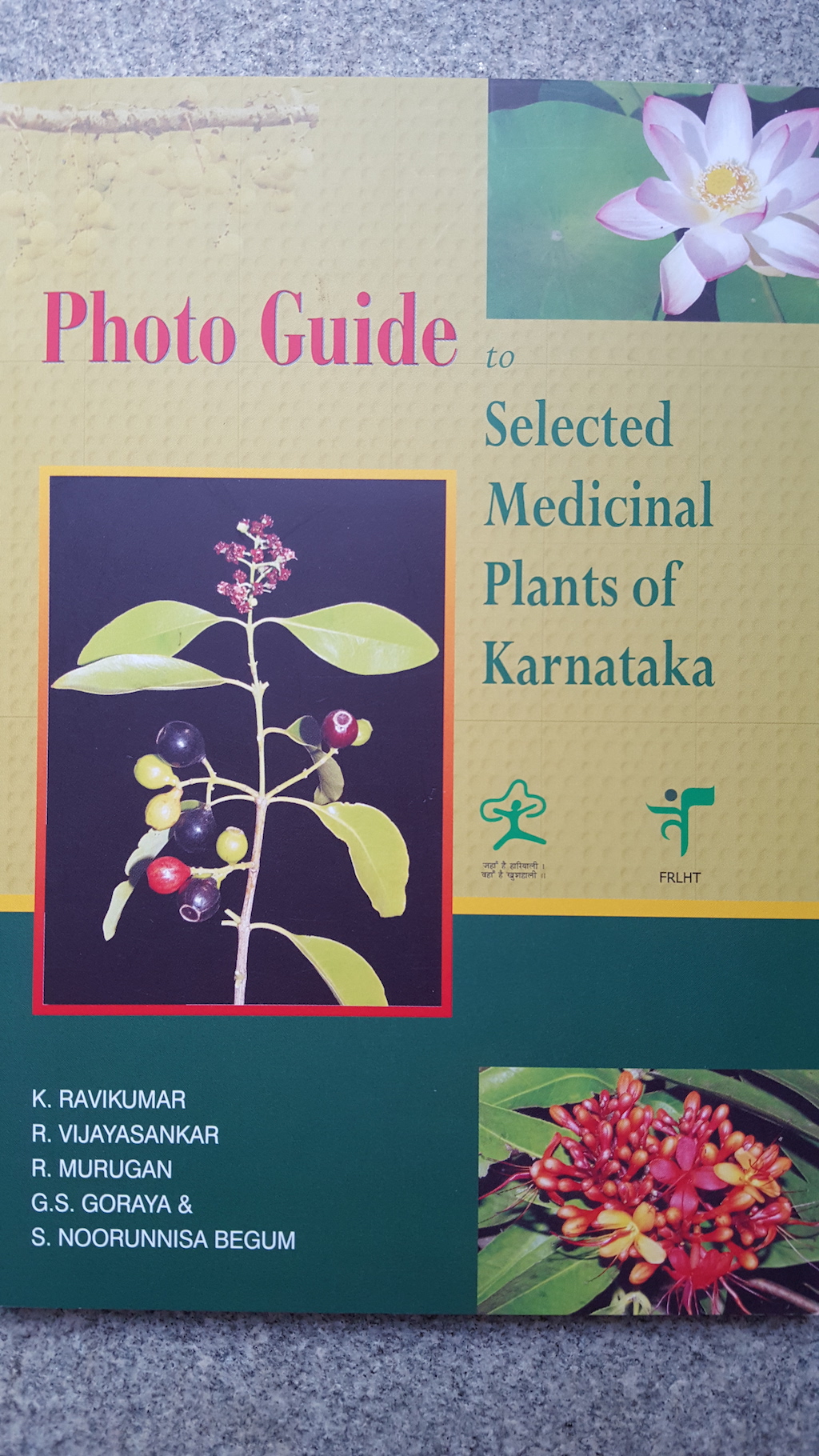 Book: Photo Guide to Selected Medicinal Plants of Karnataka