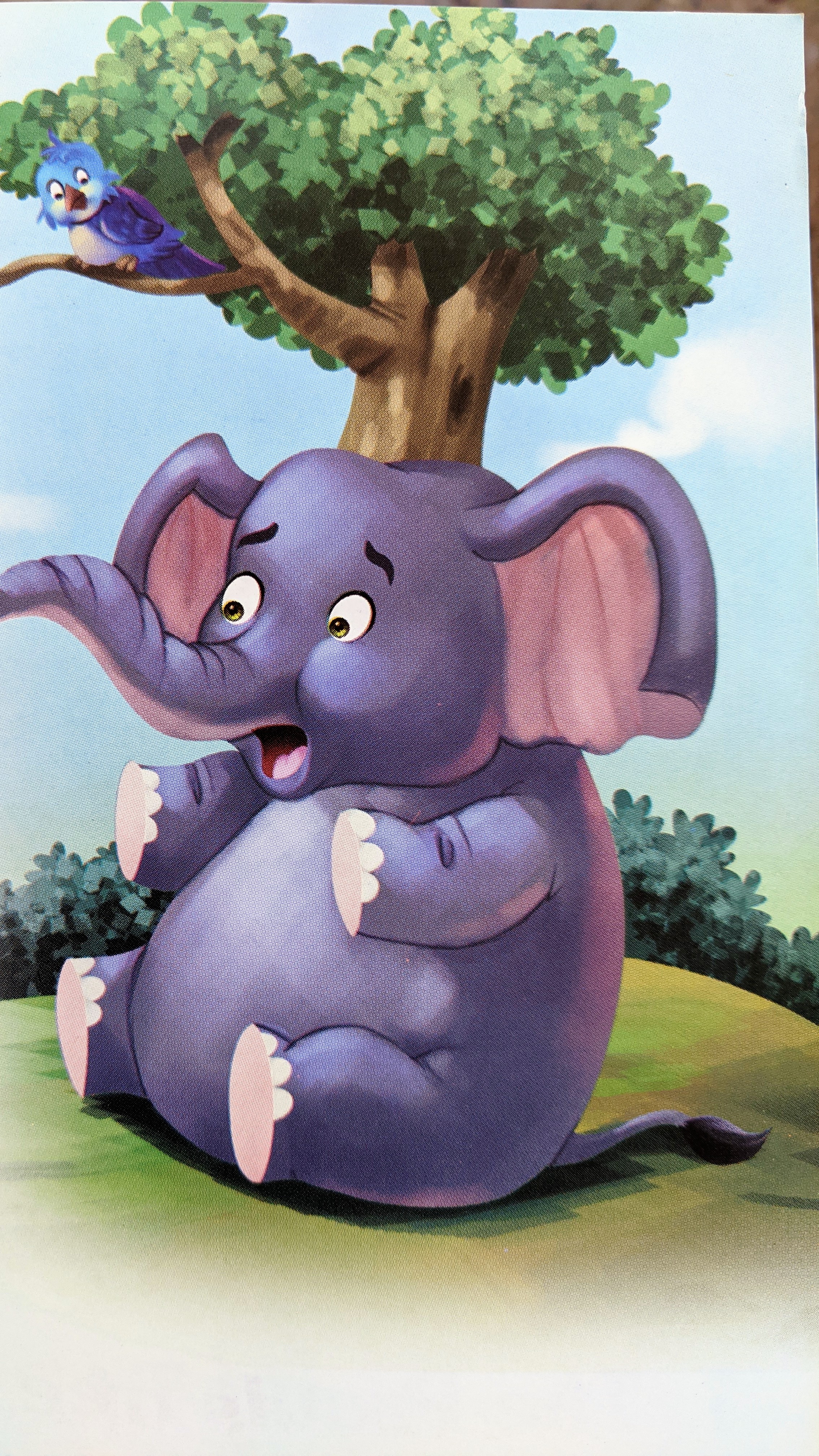 1. ಬುದ್ಧಿ ಕಲಿತ ಆನೆ