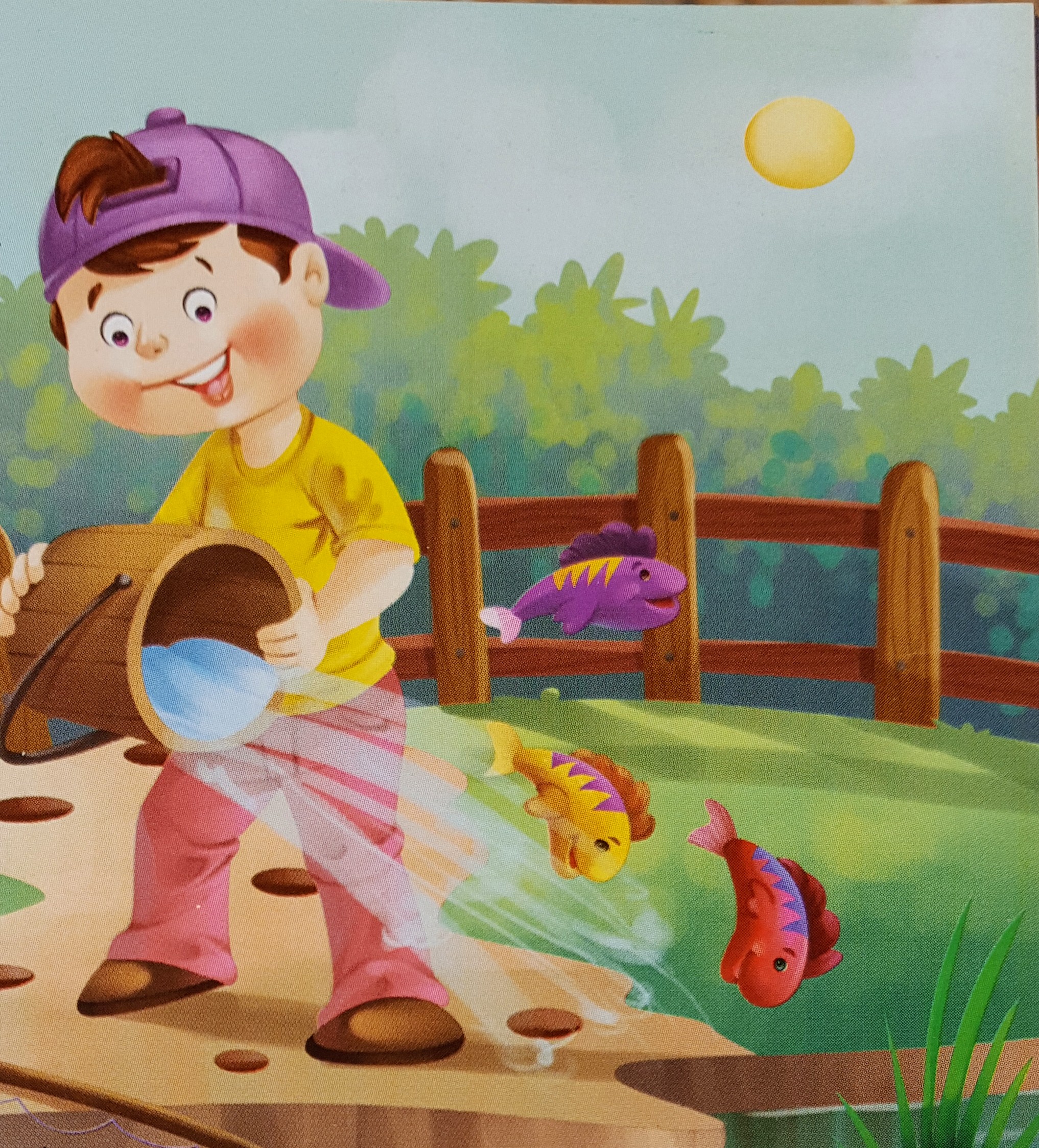 52. ಬಾಲಕನೊಬ್ಬ ಮೀನು ಹಿಡಿದ ನಂತರ