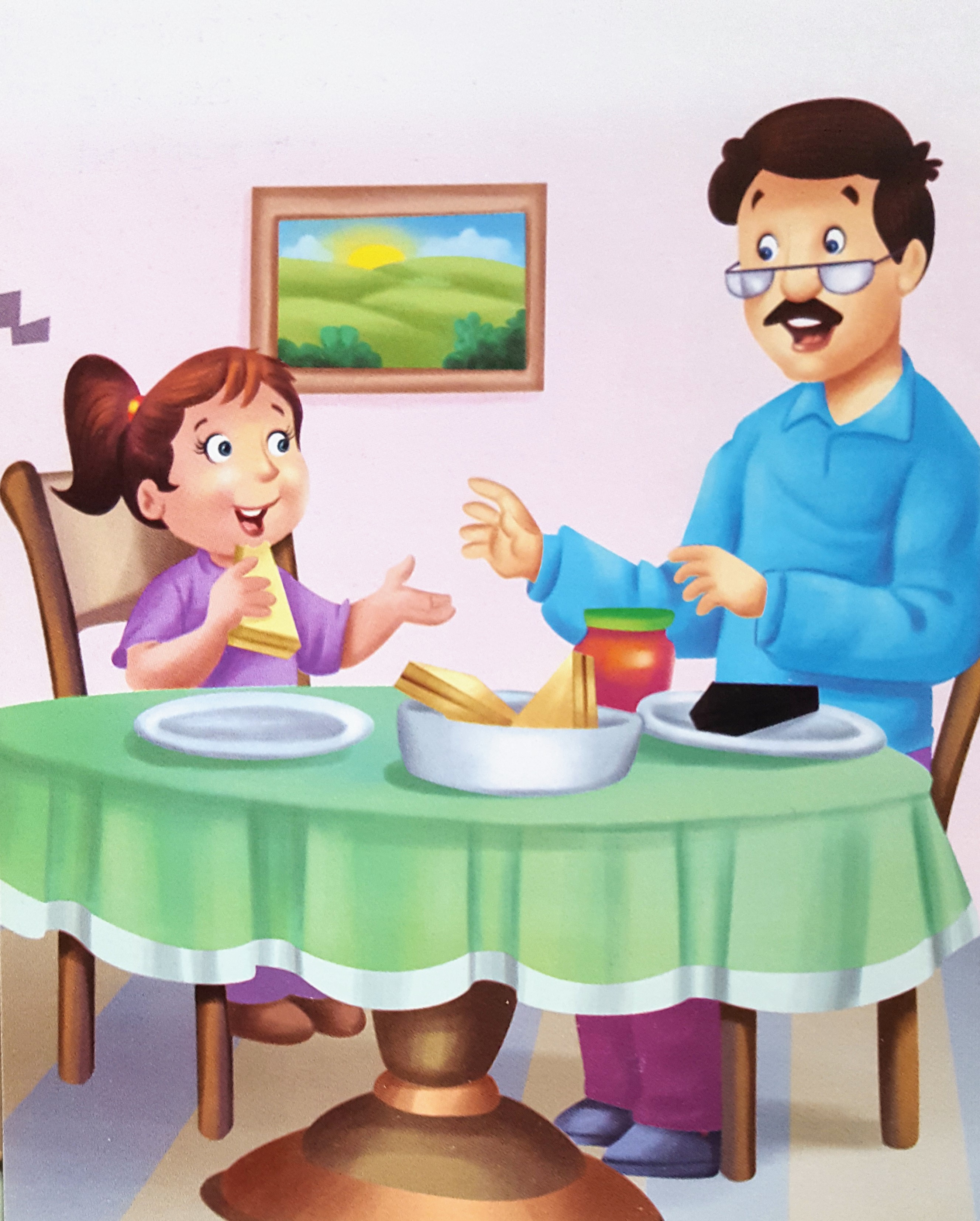 72. ಅಮ್ಮನ ಬಗ್ಗೆ ಪುಟ್ಟ ಮಗಳಿಗೆ ಅಪ್ಪನ ಪಾಠ